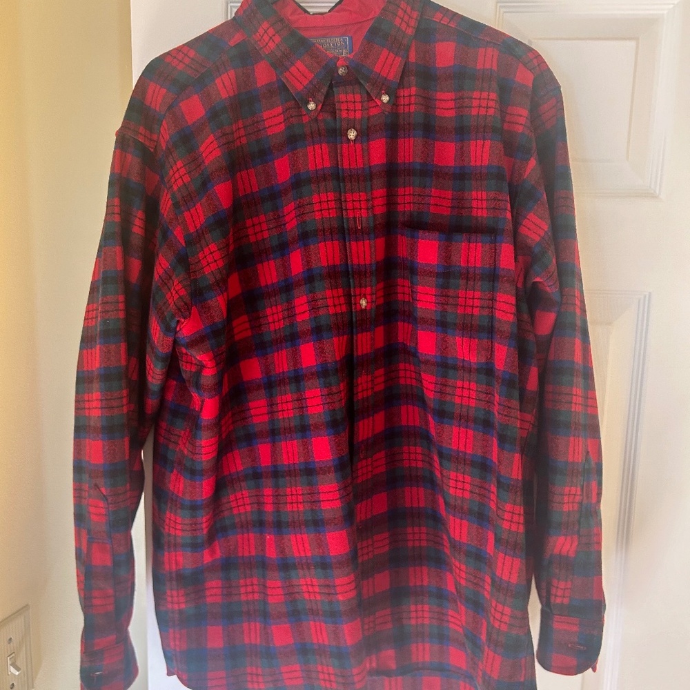 LL Bean Pendleton Plaid Shirt